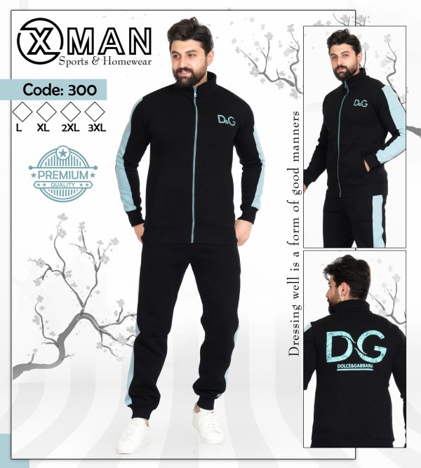 Men's Winter Tracksuit Set (2-Piece) - Premium Cotton Melton