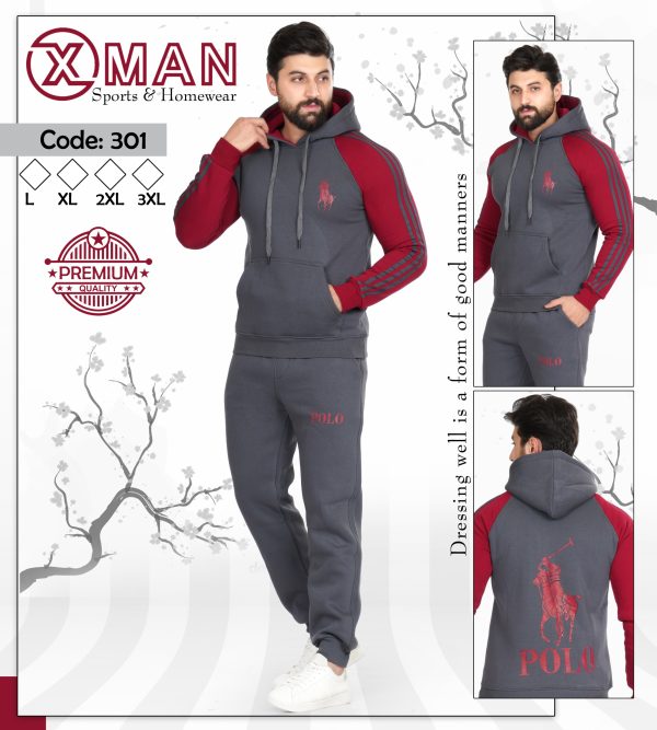 Men's Winter Tracksuit Set (2-Piece) - Premium Cotton Melton - Image 5