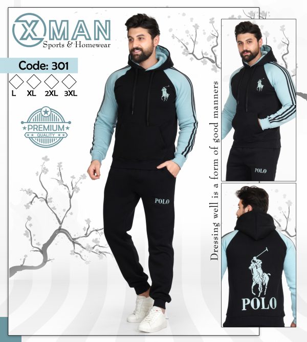 Men's Winter Tracksuit Set (2-Piece) - Premium Cotton Melton - Image 6