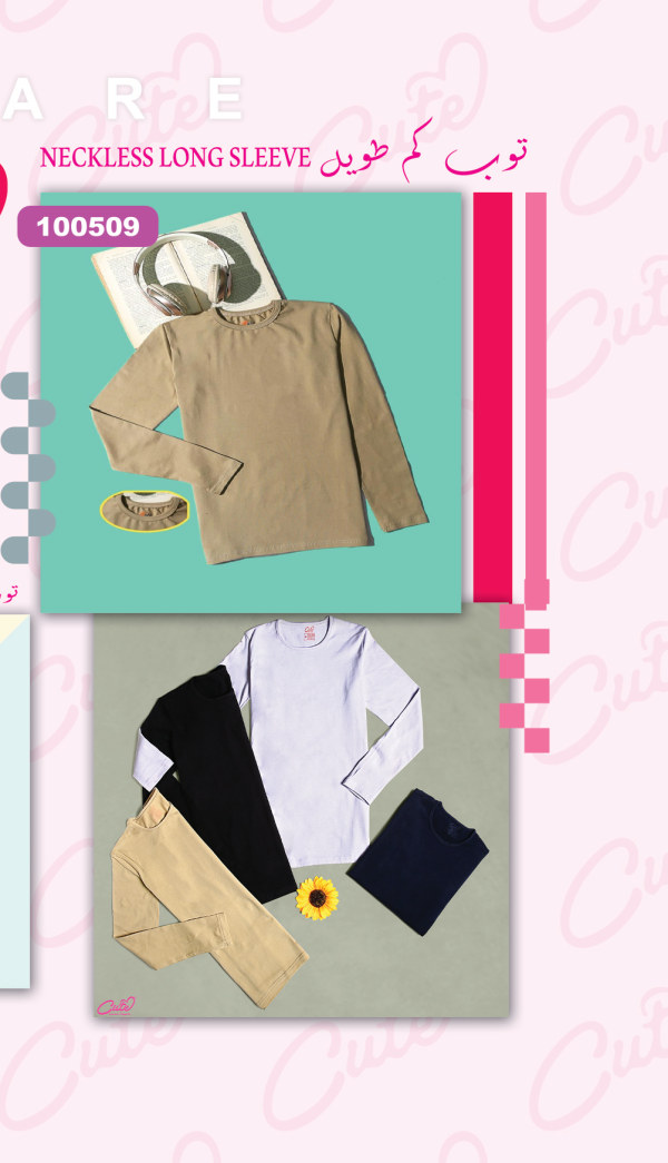 Neckless Long-Sleeve