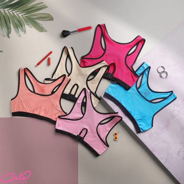 Soft Bra with Wide Straps