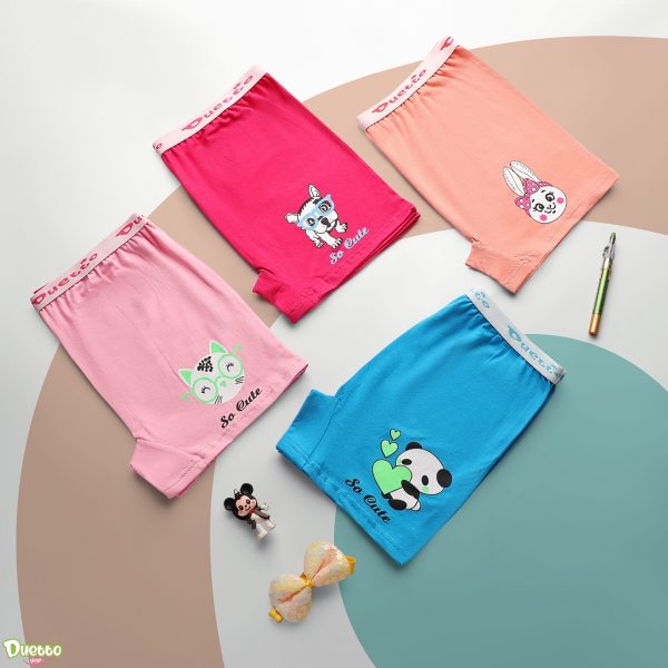 Girls' Cotton Stretch Shorts